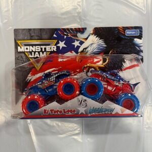 Monster Jam 2025 Stars and Stripes El Toro Loco Vs Megalodon